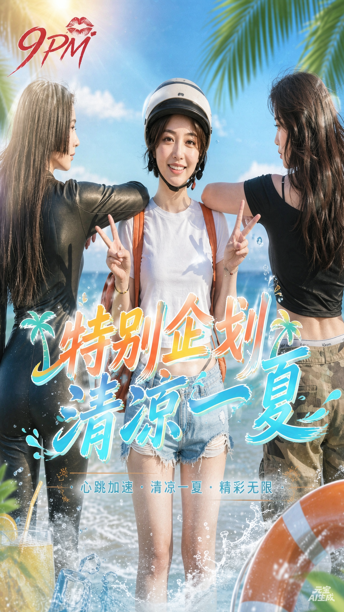 女优的夏日企划封面