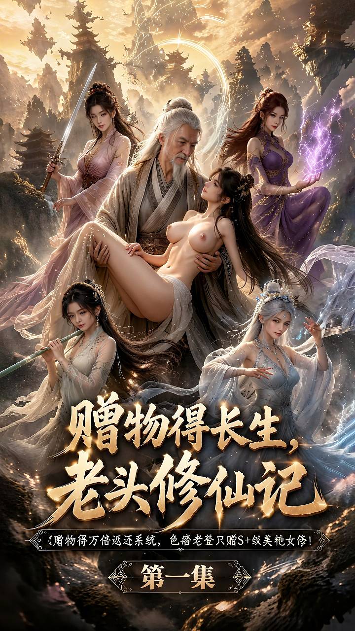 赠物得长生：老头修仙记封面